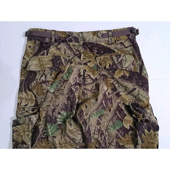 Master Sportsman Leaf Tree Camo Men's Medium Cargo Hunting Pants Tree Deer Brown - Picture 9 of 11